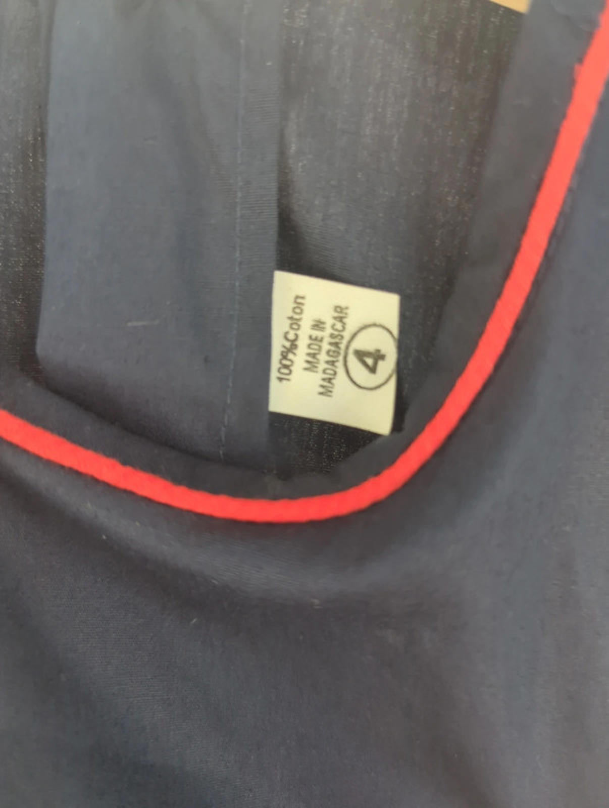Girls age 4 Navy cotton occasion dress
