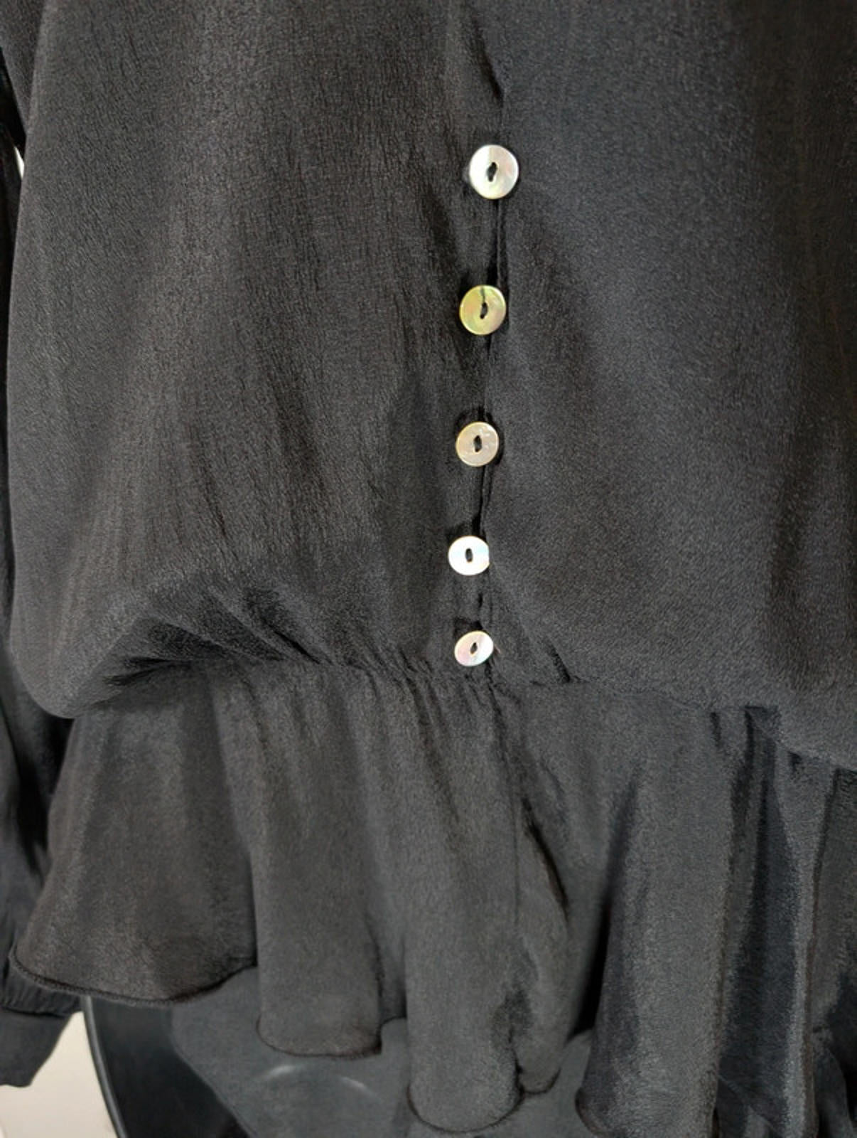 Nu Denmark Silk Blouse Size XS UK8