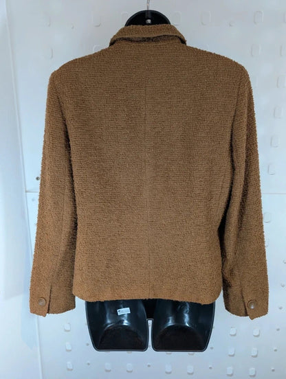 Vintage Josephine Chaus Petite Bouclé Boxy Jacket Size 10