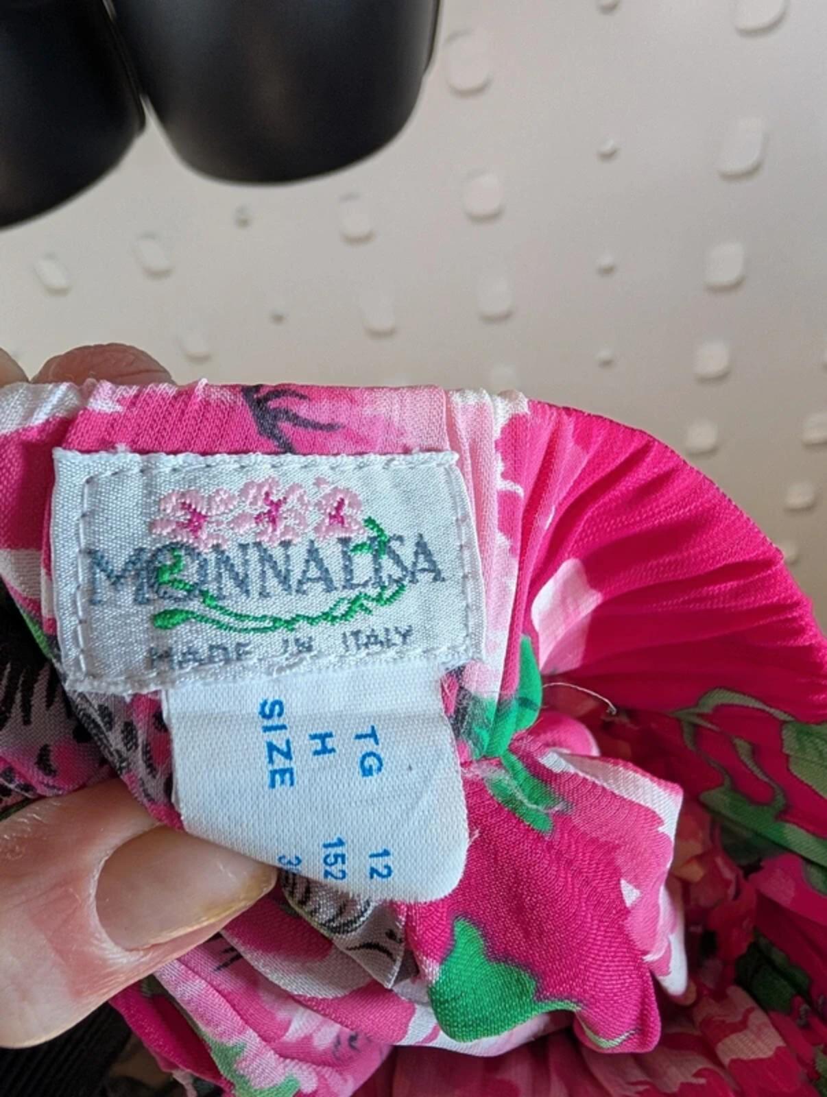 Monnalisa Poppy Print Skirt Age 12 152 Petite Summer