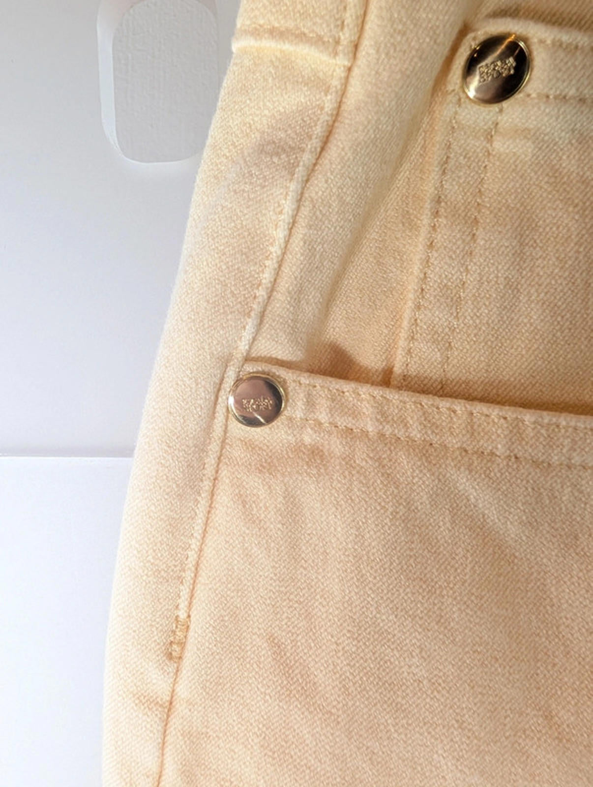Escada Sport Pastel Yellow High-Rise Jeans Made in Italy – UK 8–10
