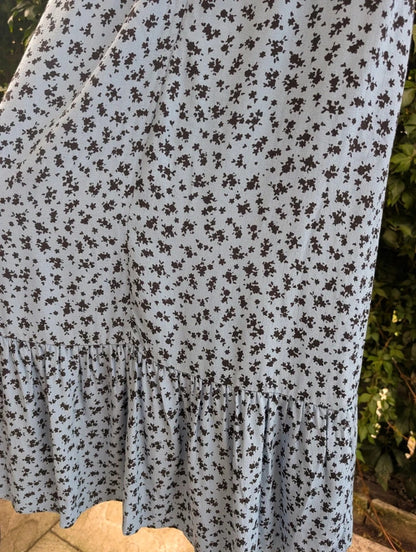 Nobody's Child EcoVero Floral Midi Dress Blue UK10