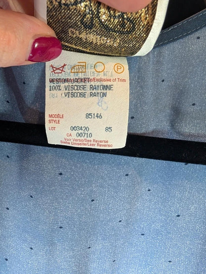 Joseph Ribkoff Creations Sheer Ombre Jacket UK 16 – Made in Canada