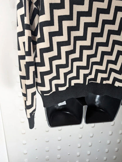 Sugarhill Brighton Chevron Knit Jumper UK14