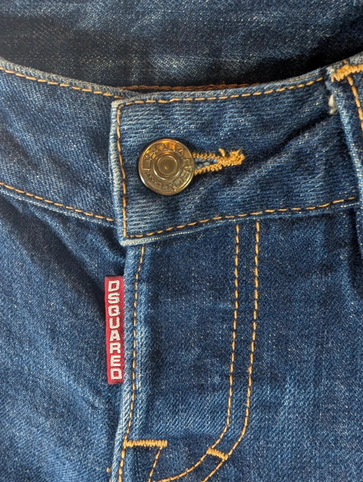 Dsquared2 Men’s Classic Indigo Jeans – 31" Waist – Vintage Denim