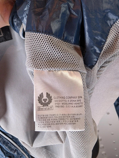 Belstaff Bomber Jacket Slate Blue Labelled 12 Fits 8/10 Lightweight