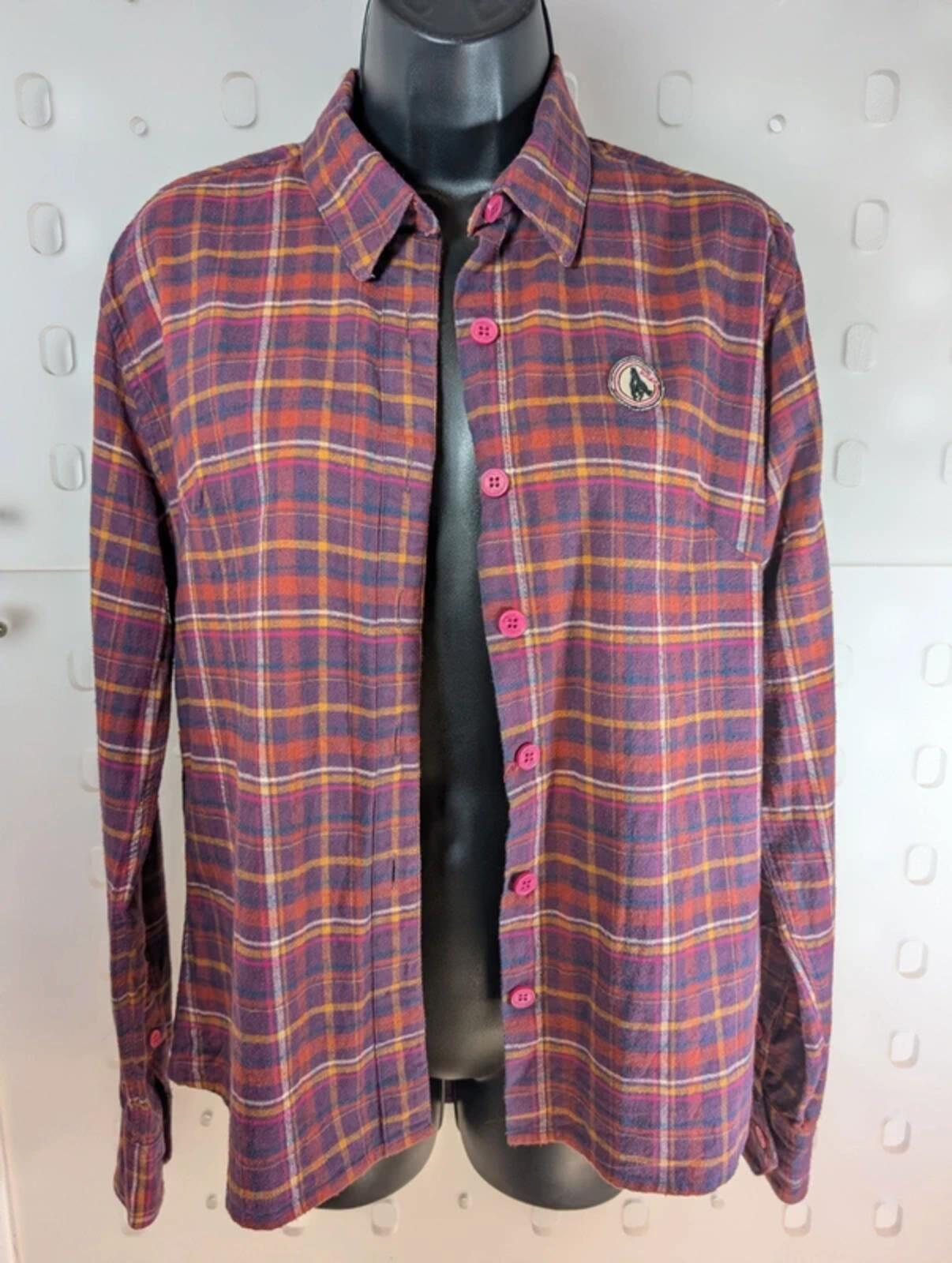 Toggi Alissa Plaid Shirt UK6 Pink Purple Check Cotton Button Up