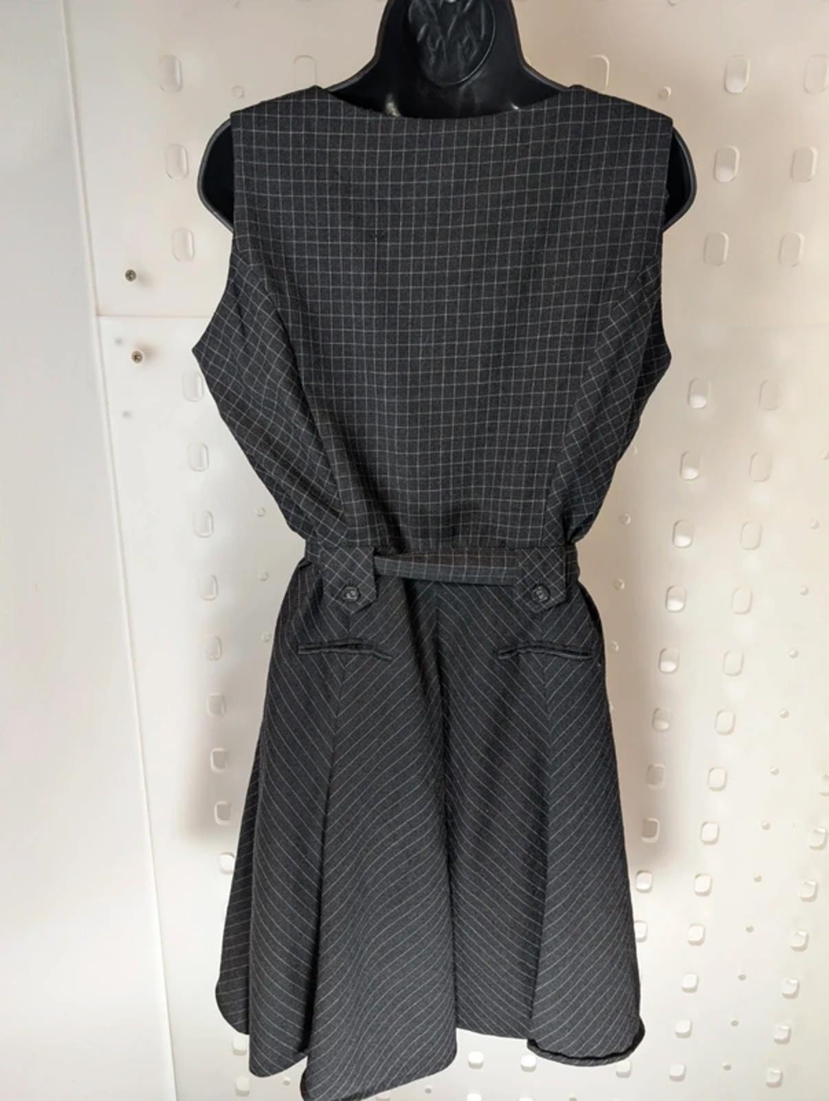 NW3 by Hobbs Wool Tie Waist Pinafore Dress UK14