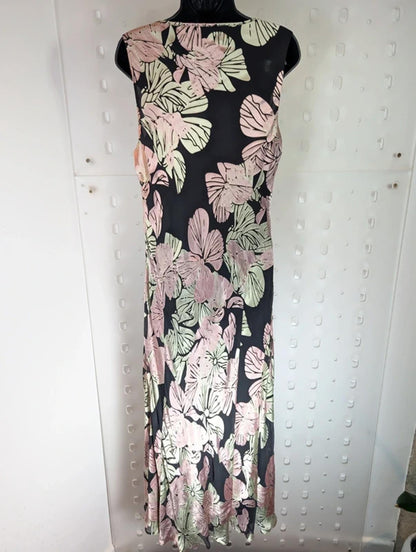 Vintage Windsmoor Silk Blend Bias Cut Maxi Dress UK 10