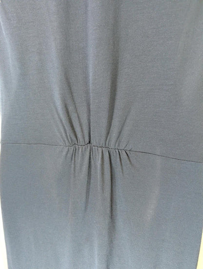 Great Plains navy Tencel knot front dress XS