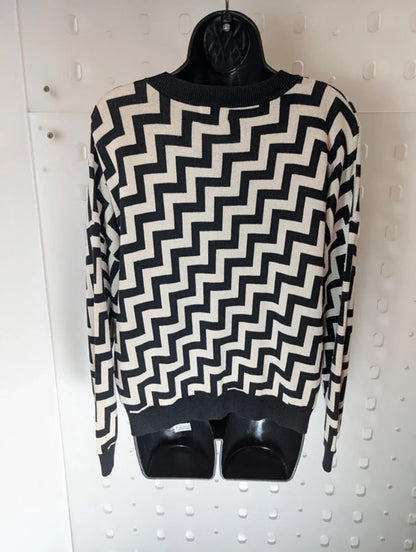 Sugarhill Brighton Chevron Knit Jumper UK14