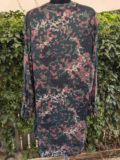 Samsøe Samsøe Hamil Dress Plum Camo Print Size M