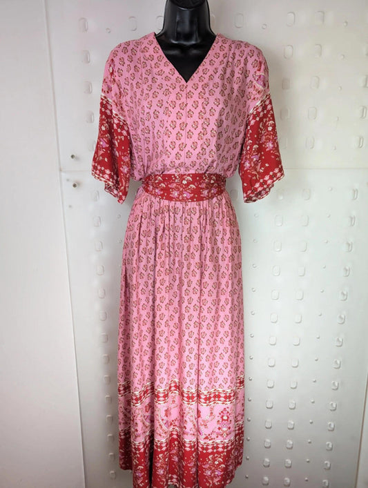 Lolly's Laundry Sumia Pink Dress Size L