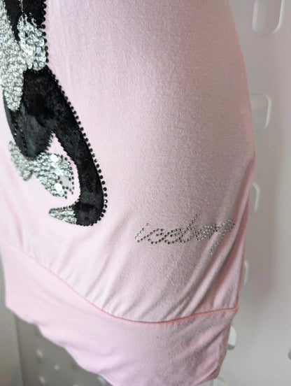 Iceberg Sylvester Appliqué Longline T-Shirt Made in Italy Size S