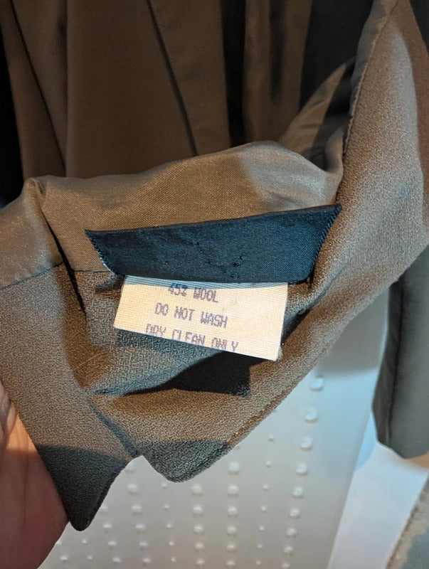 Vintage Jacques Vert Cropped Wool Blend Jacket UK10 Made in England