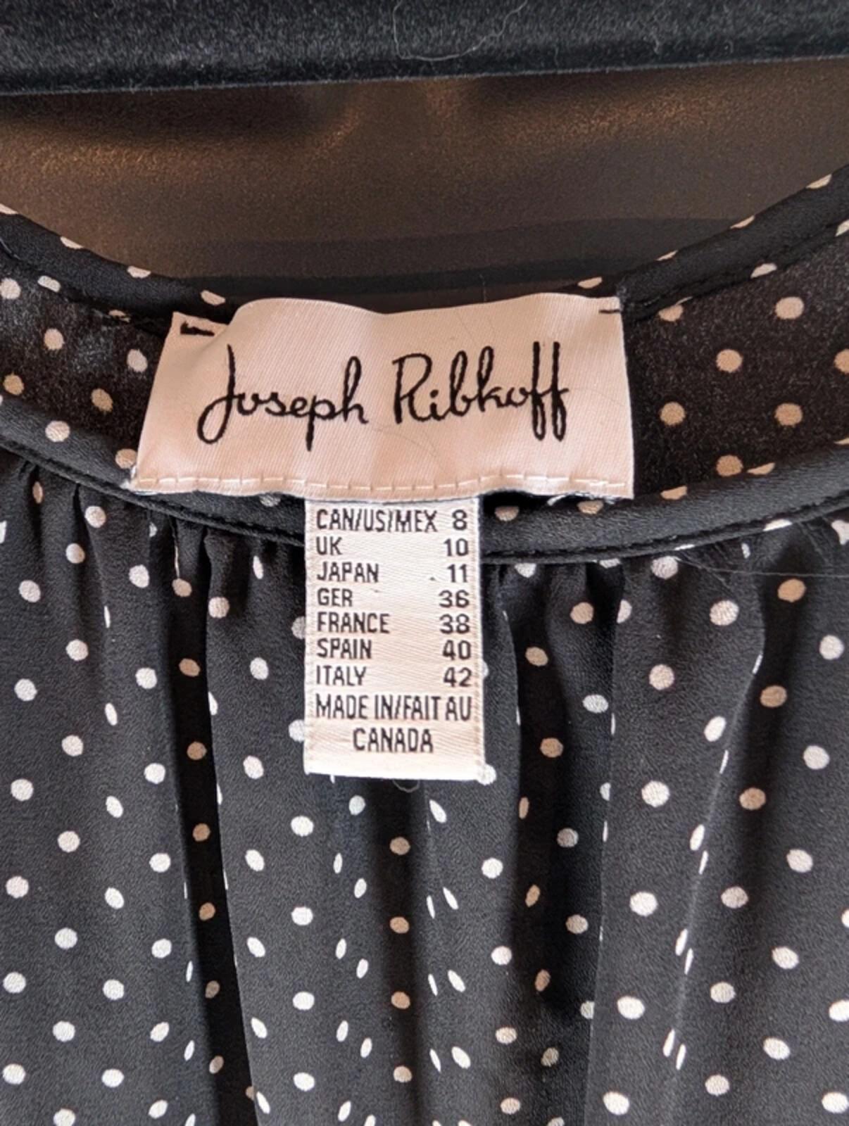 Joseph Ribkoff Polka Dot Dress UK10 Floaty Layered Occasion