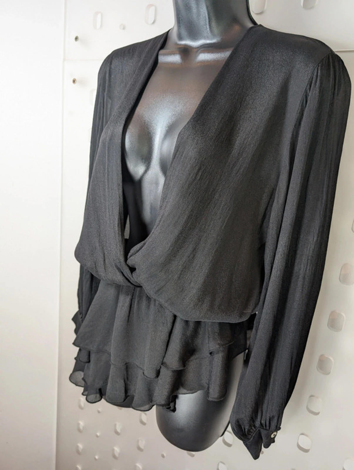 Nu Denmark Silk Blouse Size XS UK8