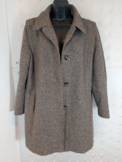 Vintage 1960s 70s Arlette Made in USA Textured Jacket