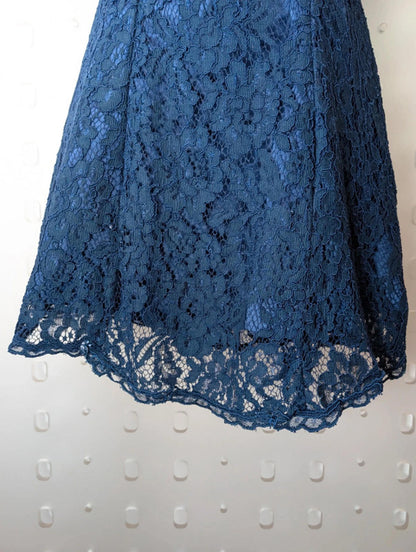 🌸 Petite Lace Fit & Flare Dress – Unbranded / Boutique Style 🌸