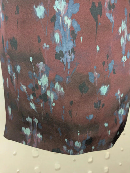 Jigsaw silk blend floral dress – size UK 10