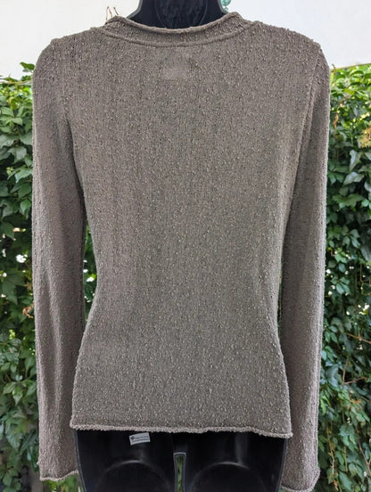 Le Petit Baigneur Woodland Grunge Tie Front Cardigan UK10 S
