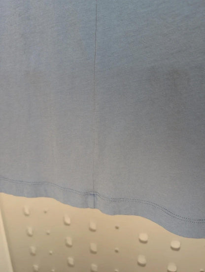 Sandwich Longline Top Medium Mesh Panel Modal 3/4 Sleeve