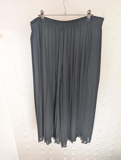 Vintage Pleated Sheer Culottes Eesheta Girl UK Made