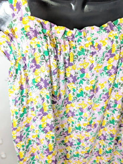 Lollys Laundry Anne Tie Shoulder Top Size S NWT EcoVero Floral RRP €60