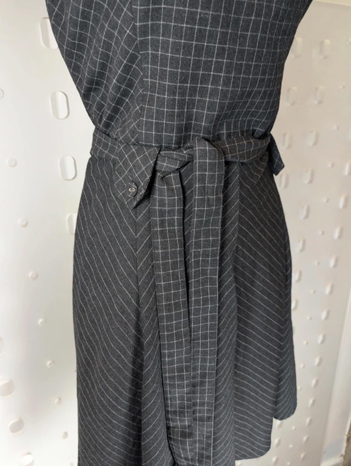 NW3 by Hobbs Wool Tie Waist Pinafore Dress UK14