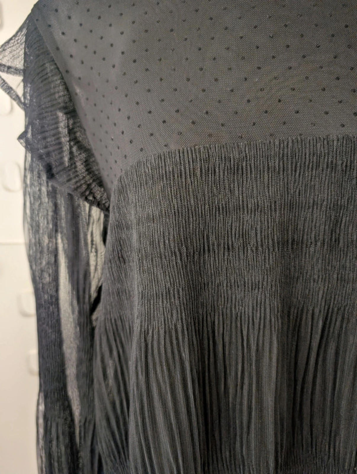 Silvian Heach sheer blouse – size M