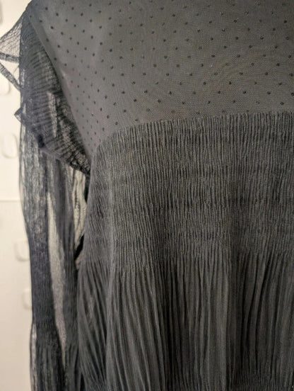 Silvian Heach sheer blouse – size M
