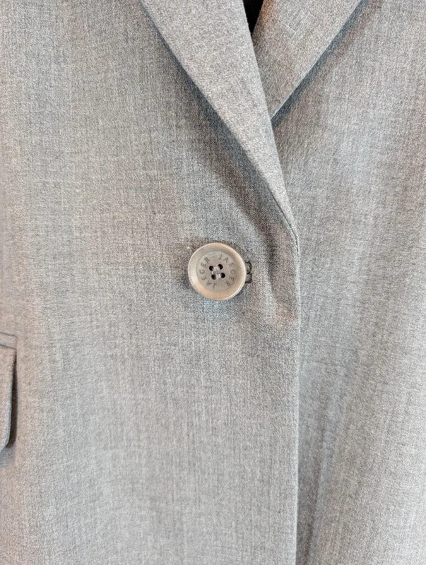 Jaeger Grey Tailored Boxy Jacket UK18