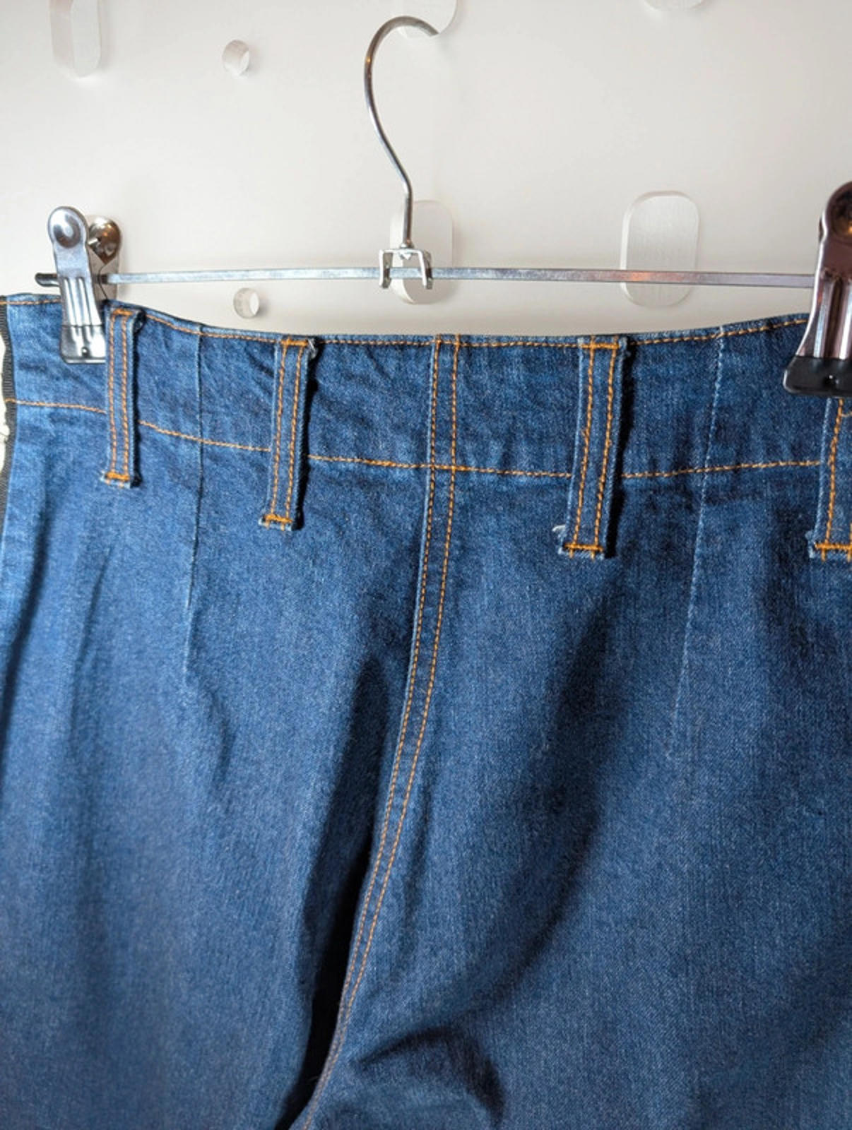 Kenzo Jeans – Vintage Side Stripe Biker Style UK 8