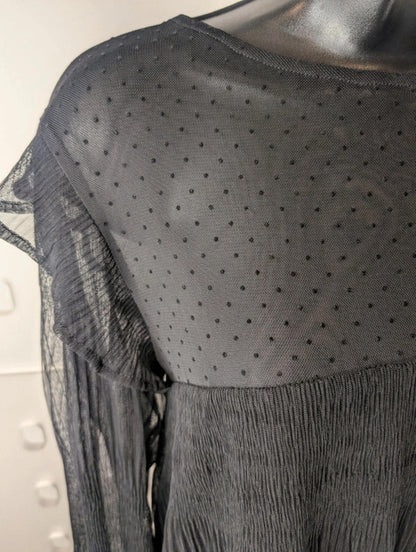 Silvian Heach sheer blouse – size M