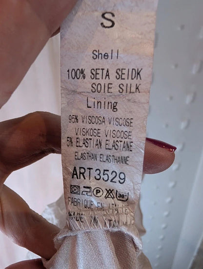Romeo Giulia Silk Shift Dress Made in Italy S
