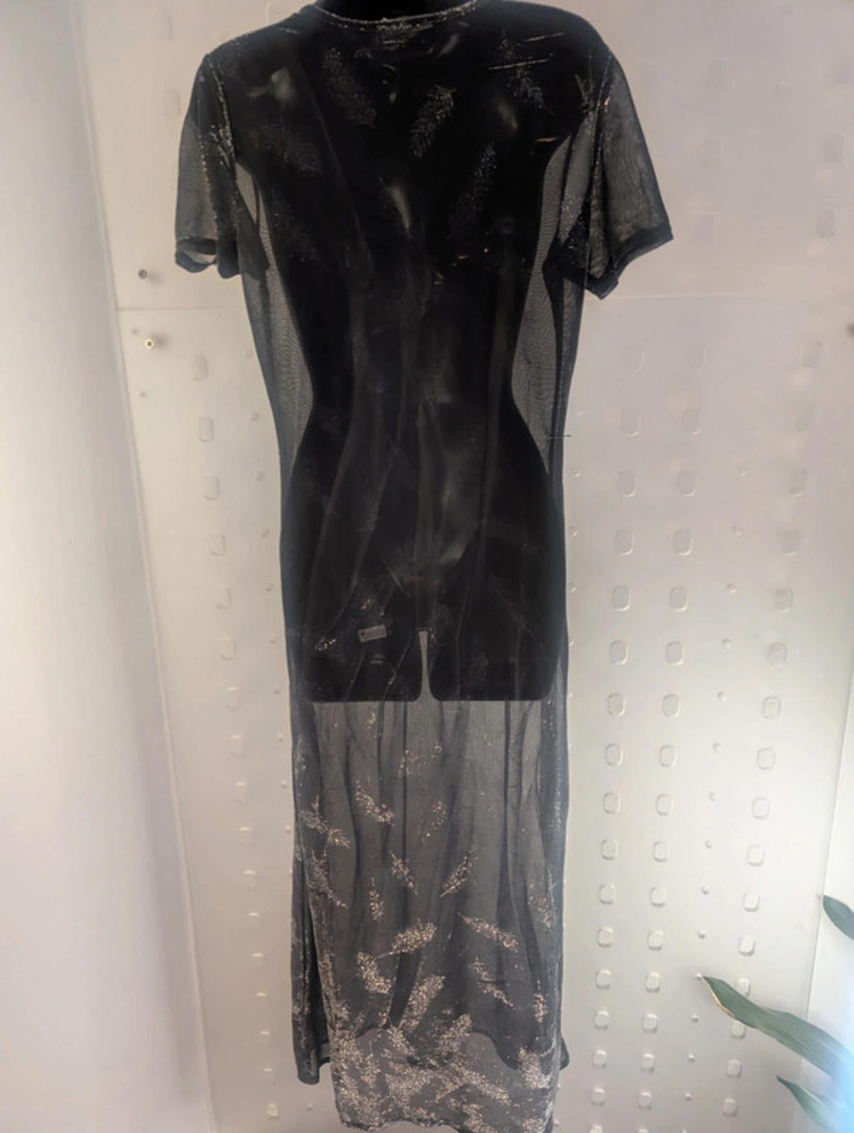 Vintage Y2K sheer midi dress by Etam UK 14 but fits closer to a 10/12.