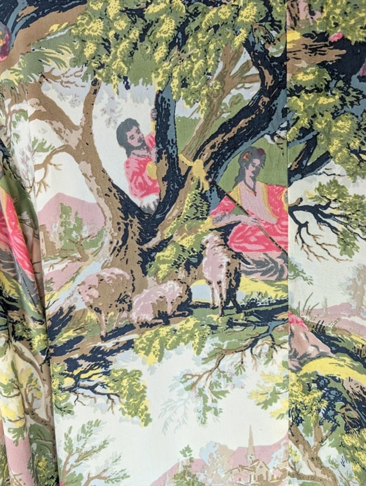 One Hundred Stars Rachel Top Country Toile Print M/L