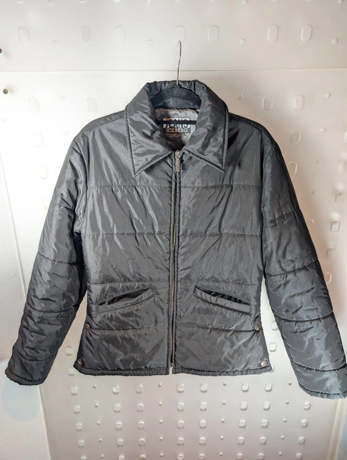 Iceberg Jeans Quilted Jacket with Silver Lining – Size 44