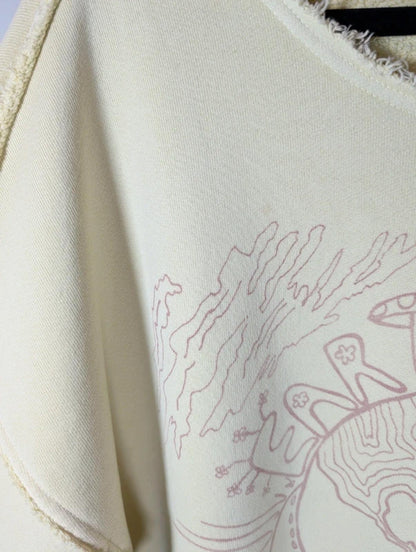 Free People We The Free Earth Needs Saving Sweatshirt Small USA