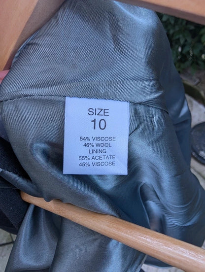 J. Taylor Single Breasted Blazer Charcoal Grey UK10