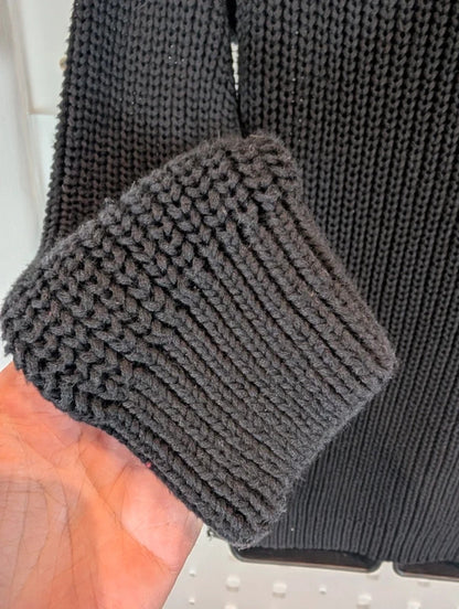 French Connection Black 100% Cotton Jumper XS