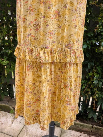 Suncoo Paris Carine Floral Maxi Dress FSC Viscose UK12