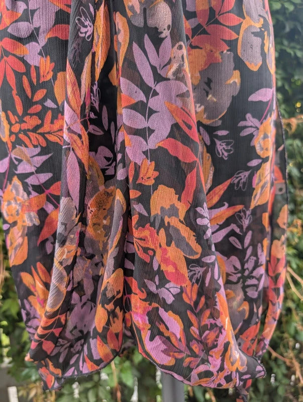 Joe Browns Autumn Floral Hanky Hem Dress UK14