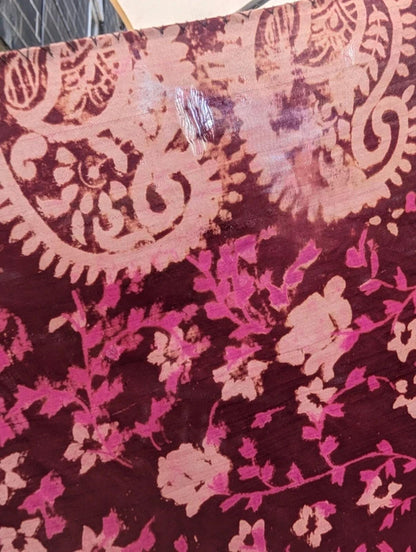 Bundle of 2 Cotton Sarongs Wrap Skirts Pink Festival Beach