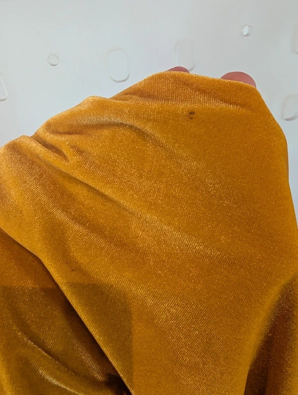 Onjenu Mustard Velvet High Waisted Culottes UK8 Made in France
