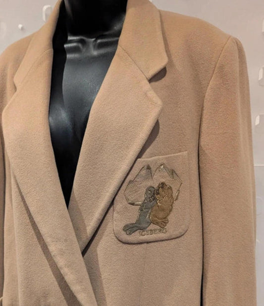 Rare Vintage Iceberg Double-Breasted Wool Blend Blazer – Made in Italy M