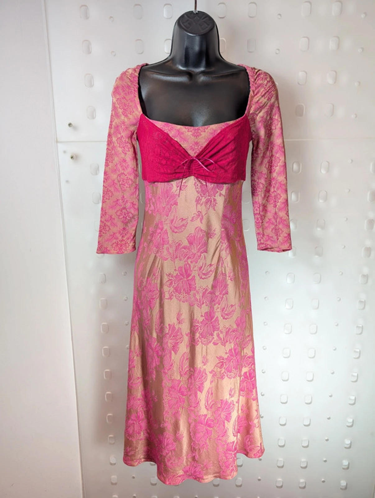 Karen Millen Early / Archive Floral Midi Dress – Size 0
