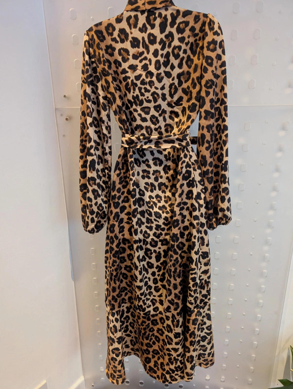 Cras Copenhagen ‘Larocras’ Leopard Print Wrap Dress