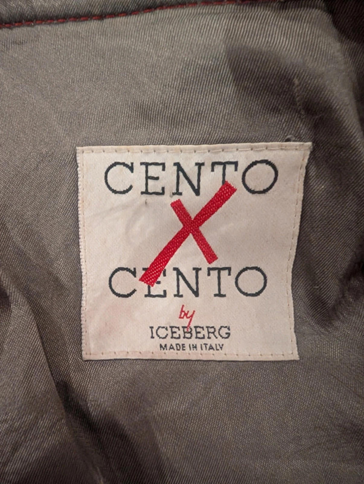 Vintage Cento x Cento by Iceberg Quilted Coat UK12