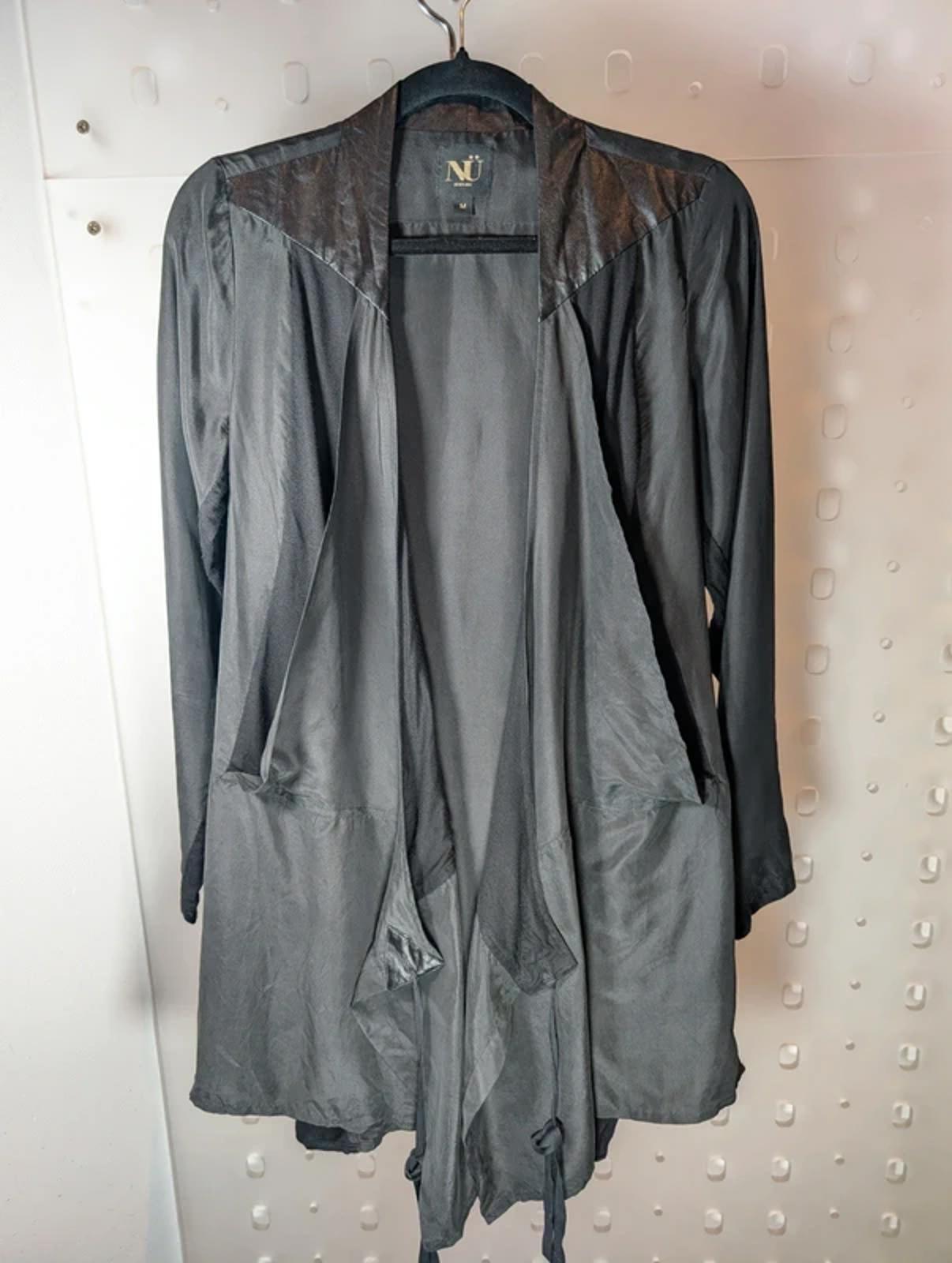 Nu Denmark Wrap Cardigan – Mixed Panels, Dark Romantic – Size M